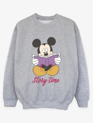 NW2 Mickey Mouse Story Time Kids Grey Printed Sweatshirt | Kids | George at ASDA