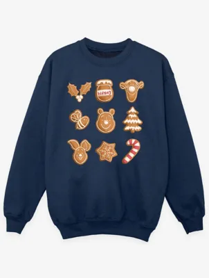 NW2 Winnie The Pooh Cookies Kids Navy Sweatshirt | Kids | George at ASDA