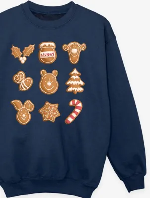 NW2 Winnie The Pooh Cookies Kids Navy Sweatshirt | Kids | George at ASDA