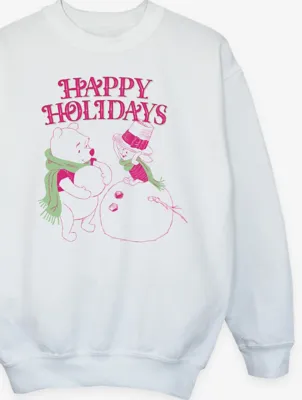 NW2 Winnie The Pooh Holidays Kids White Sweatshirt | Kids | George at ASDA