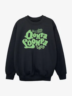 NW2 Wonka Oompa Loompa Land Kids Black Printed Sweatshirt | Kids | George at ASDA