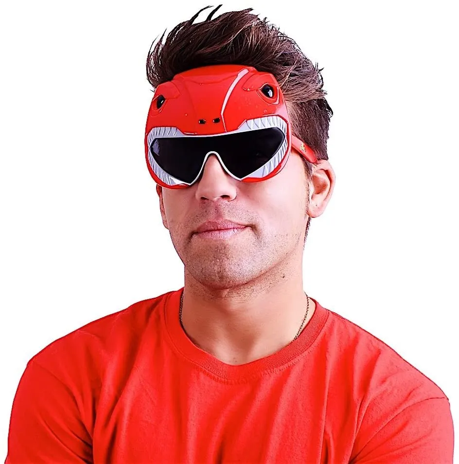 Power Red Rangers Sunglasses Sunstash -77613 (Officially Licensed)