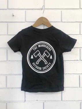 Outdoor Society Kids Tee - Black