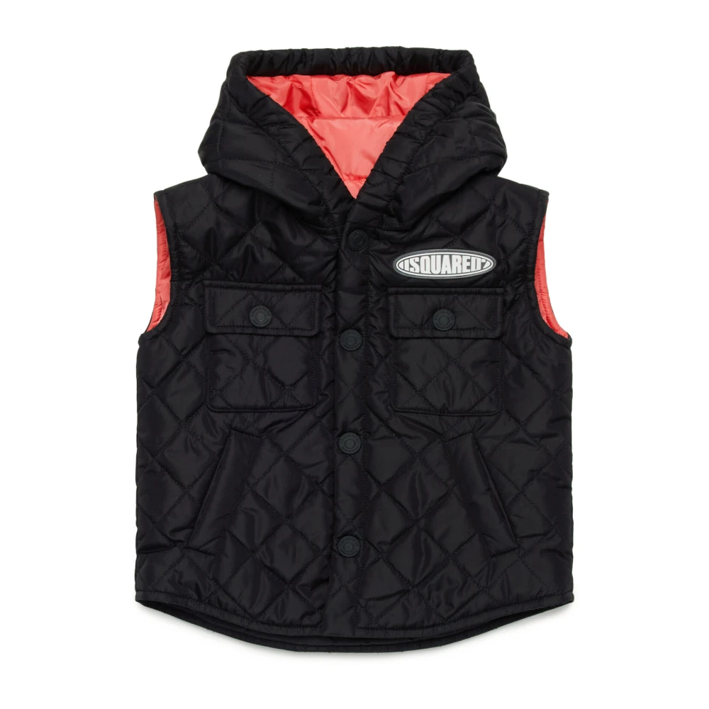 Padded Jacket with Surf Logo Patch