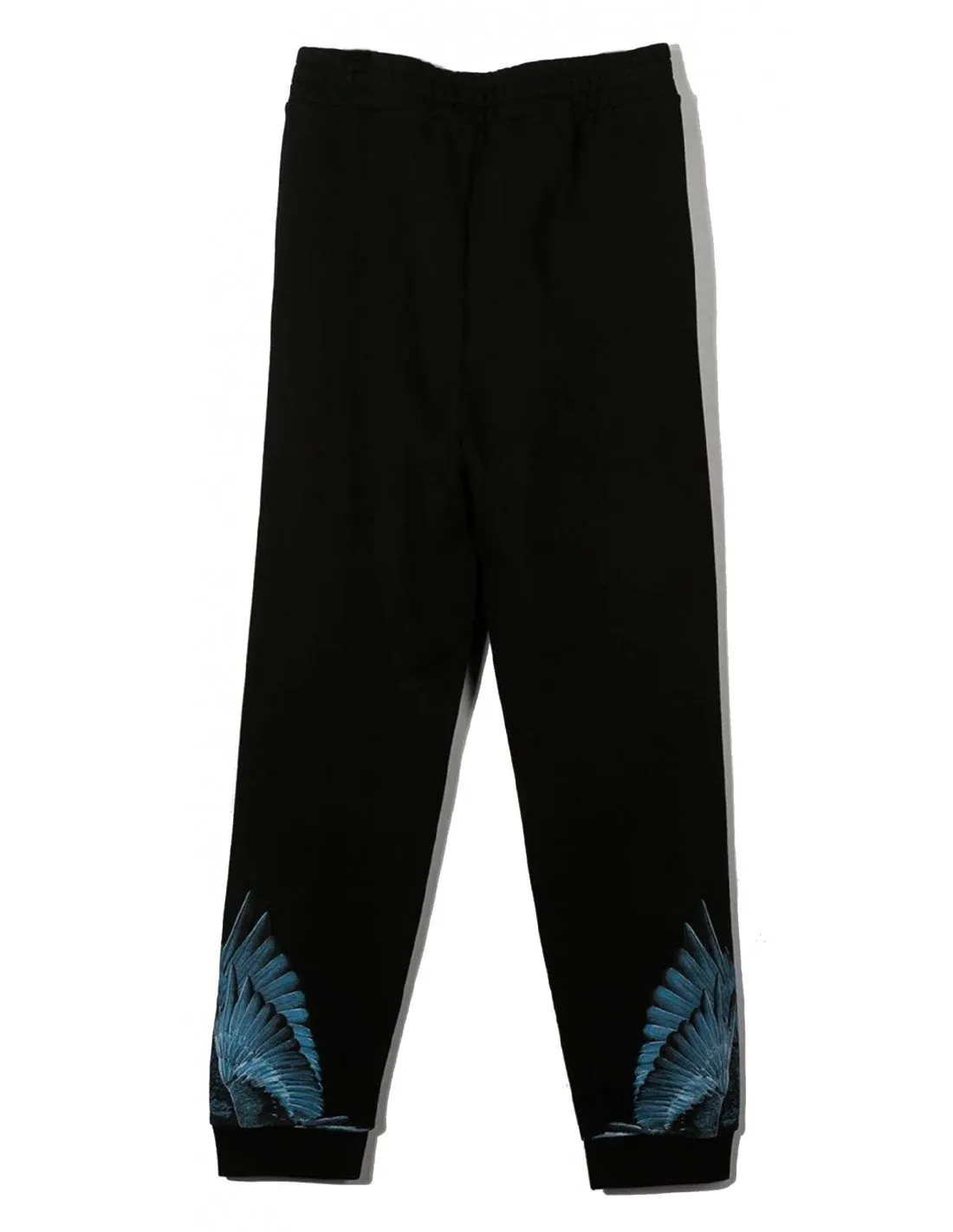 Marcelo Burlon Kids' Pantalone in Blue Wings Nero