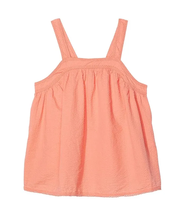 PEEK Palm Embroidered Trim Top (Toddler/Little Kids/Big Kids)