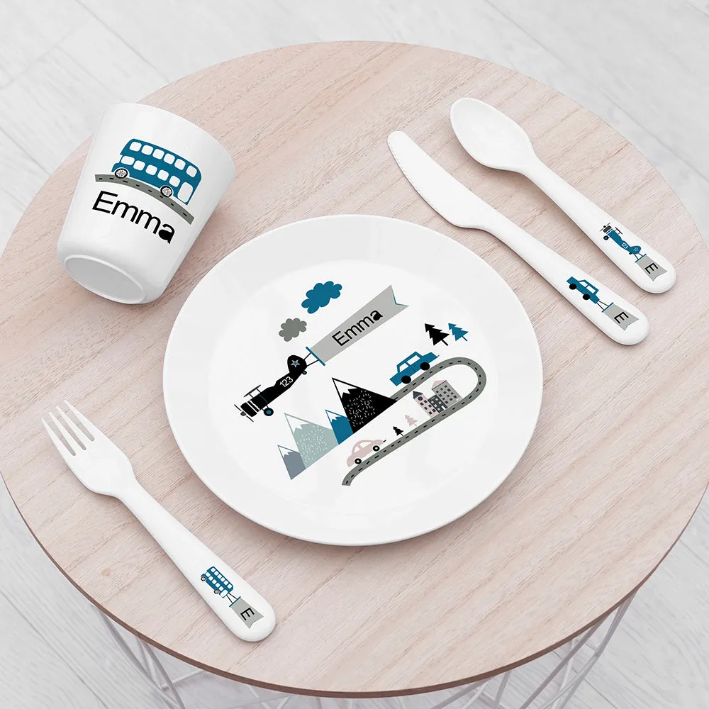 Custom Kids Adventure Dinnerware Set