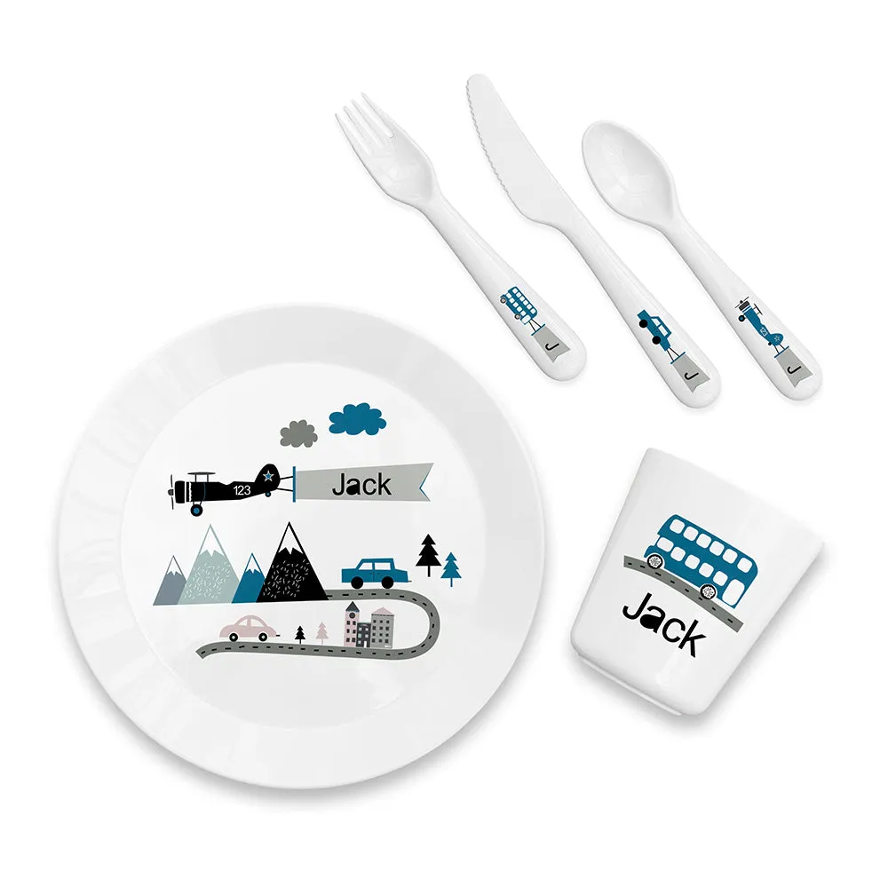 Custom Kids Adventure Dinnerware Set