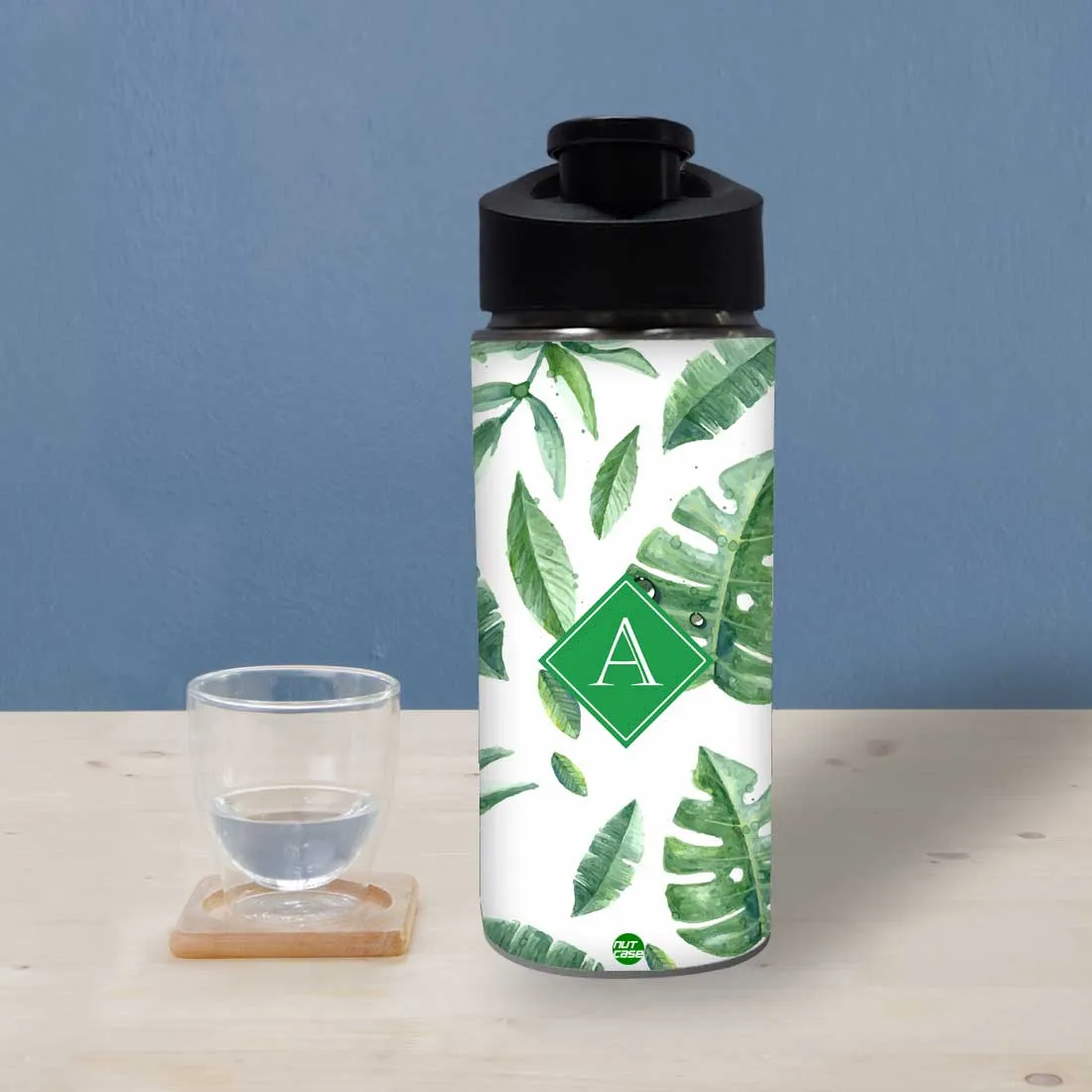 Personalised Sipper Bottle For Kids - Beautiful Leaf