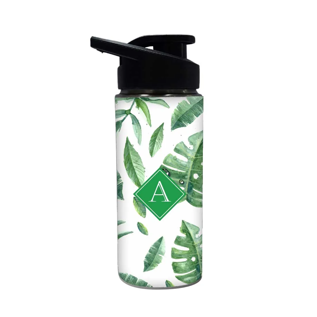 Personalised Sipper Bottle For Kids - Beautiful Leaf