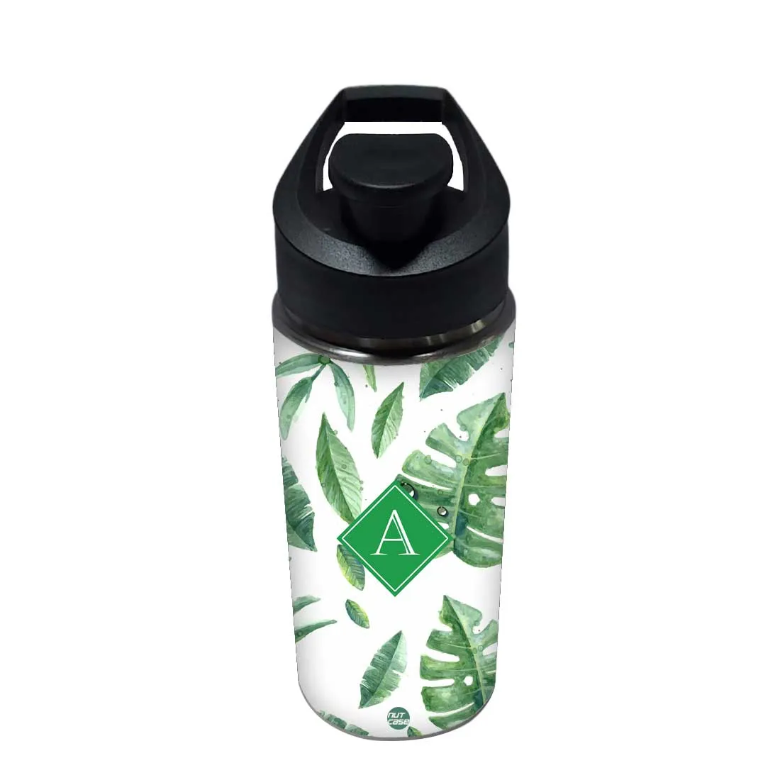 Personalised Sipper Bottle For Kids - Beautiful Leaf