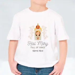 Hail Mary Kids T-shirt with Personalization Option