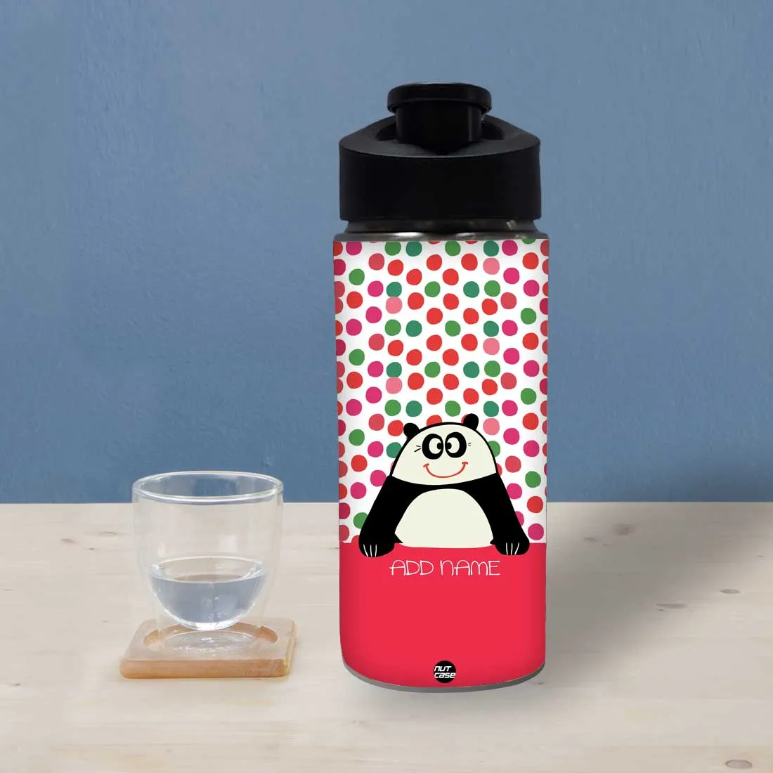 Personalized Sipper Bottle For Kids - Cute Panda