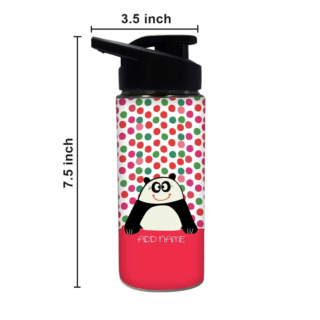 Personalized Sipper Bottle For Kids - Cute Panda