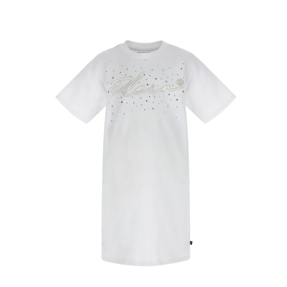 Philipp Plein Kids White Dress