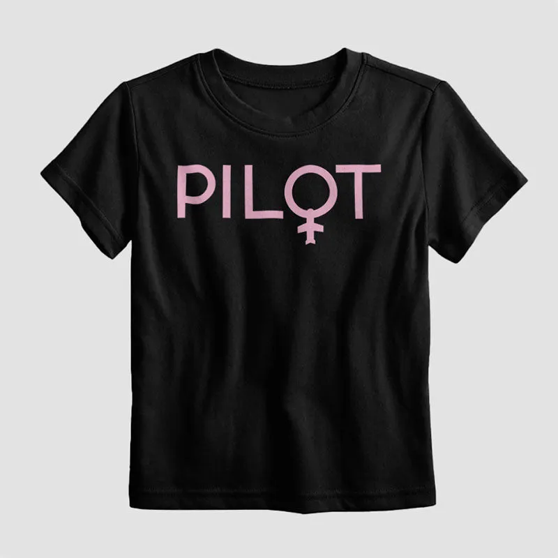 Pilot Woman - Kids T-Shirt