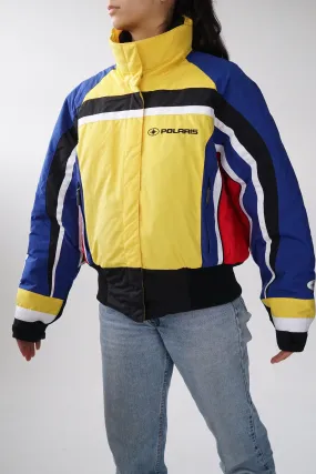 Polaris racing vintage snowmobile jacket brand new unisex size S-M (XL Kids)