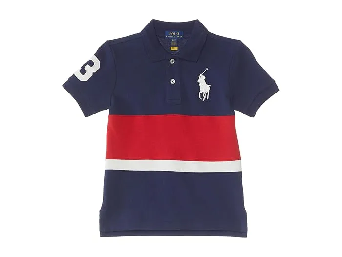 Polo Ralph Lauren Kids Big Pony Cotton Mesh Polo Shirt (Toddler/Little Kids)