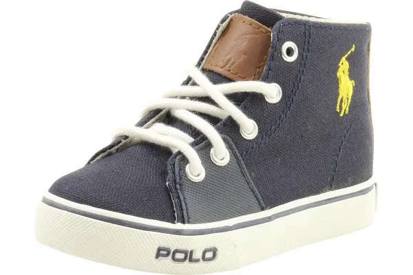 Polo Ralph Lauren Kids Cantor Mid Lace-Up Sneakers