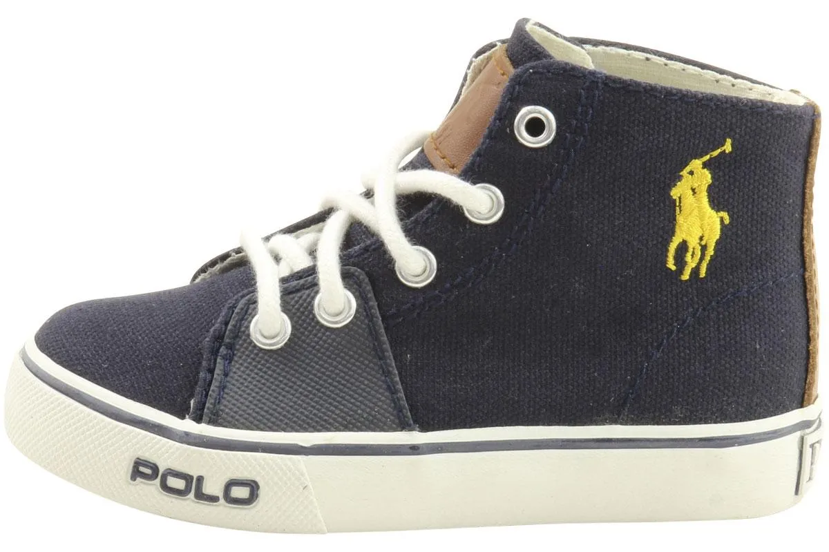 Polo Ralph Lauren Kids Cantor Mid Lace-Up Sneakers