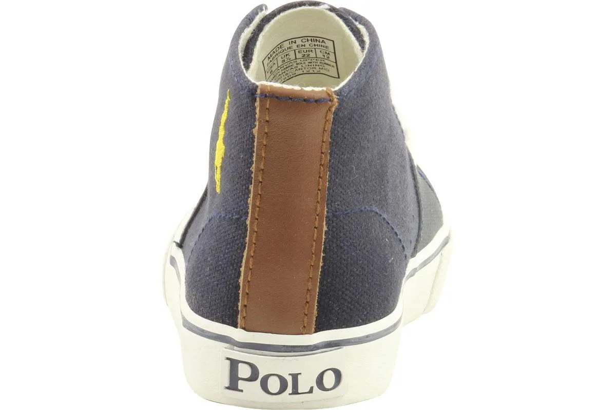 Polo Ralph Lauren Kids Cantor Mid Lace-Up Sneakers