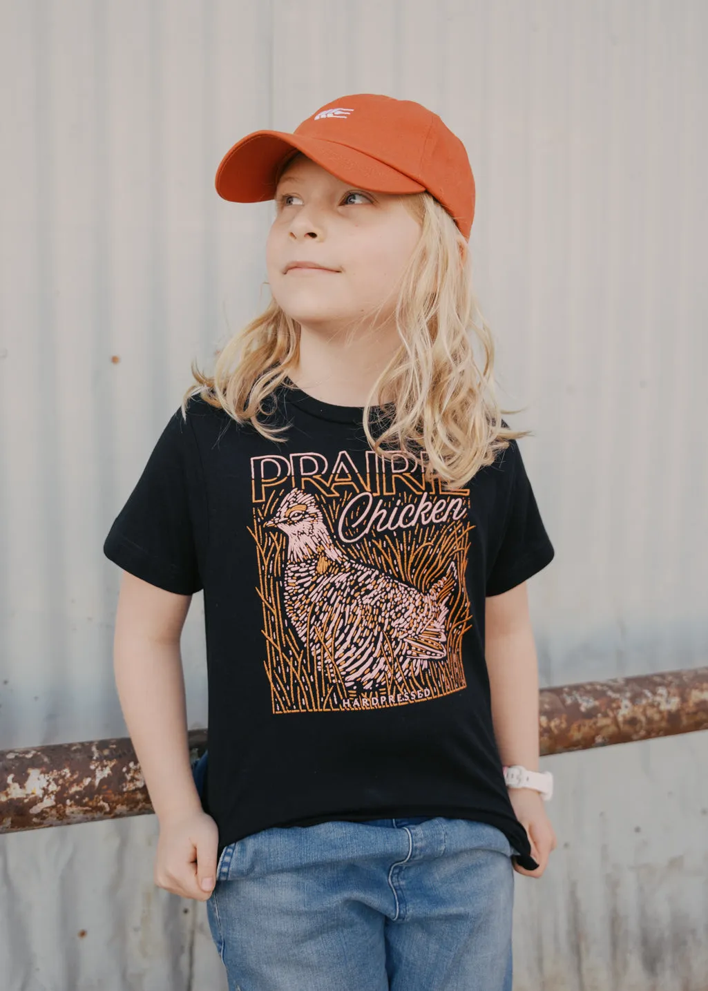 Prairie Chicken Tee | Black | Kids