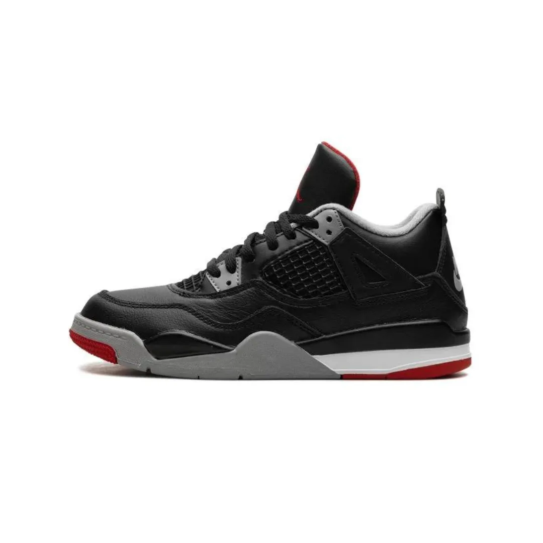 Pre School Kids' Jordan 4 Retro Bred Reimagined Shoes