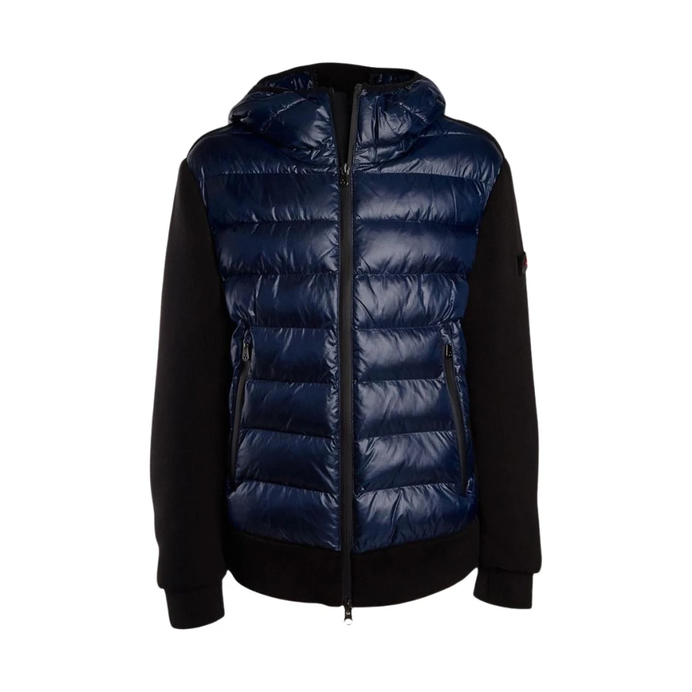 Puffer Jacket with Neoprene Sleeves