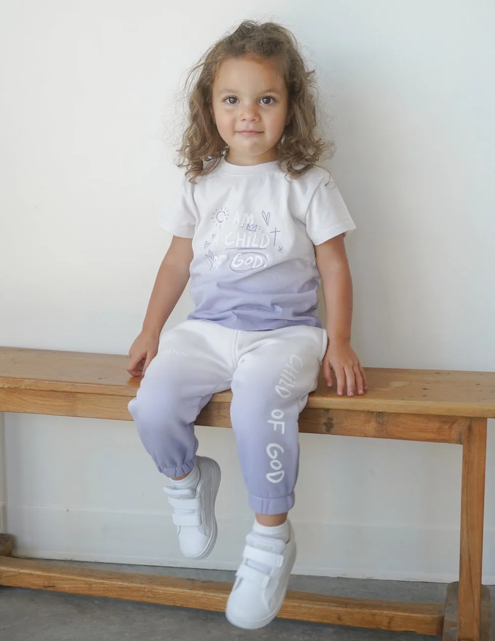 Purple Child of God Tee for Kids