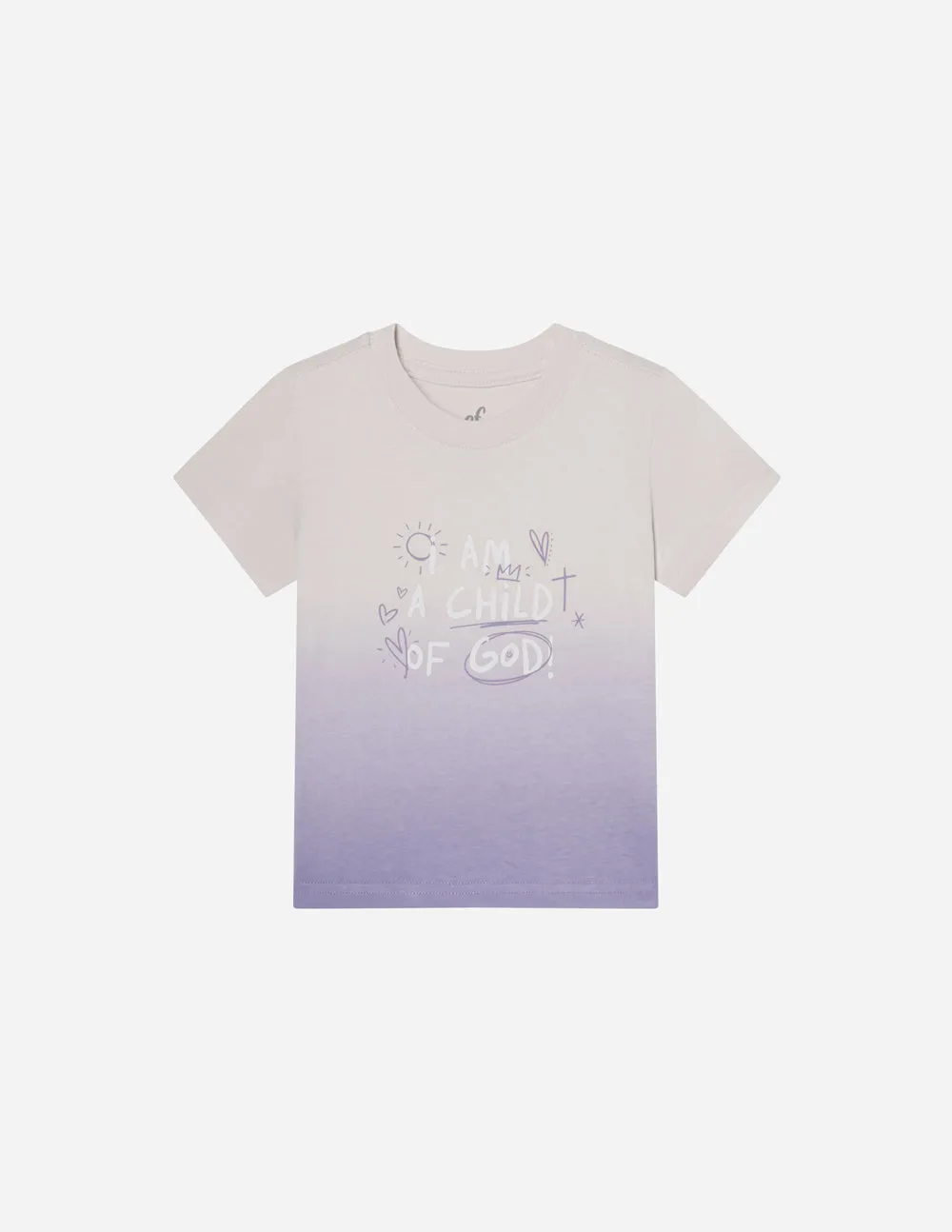 Purple Child of God Tee for Kids