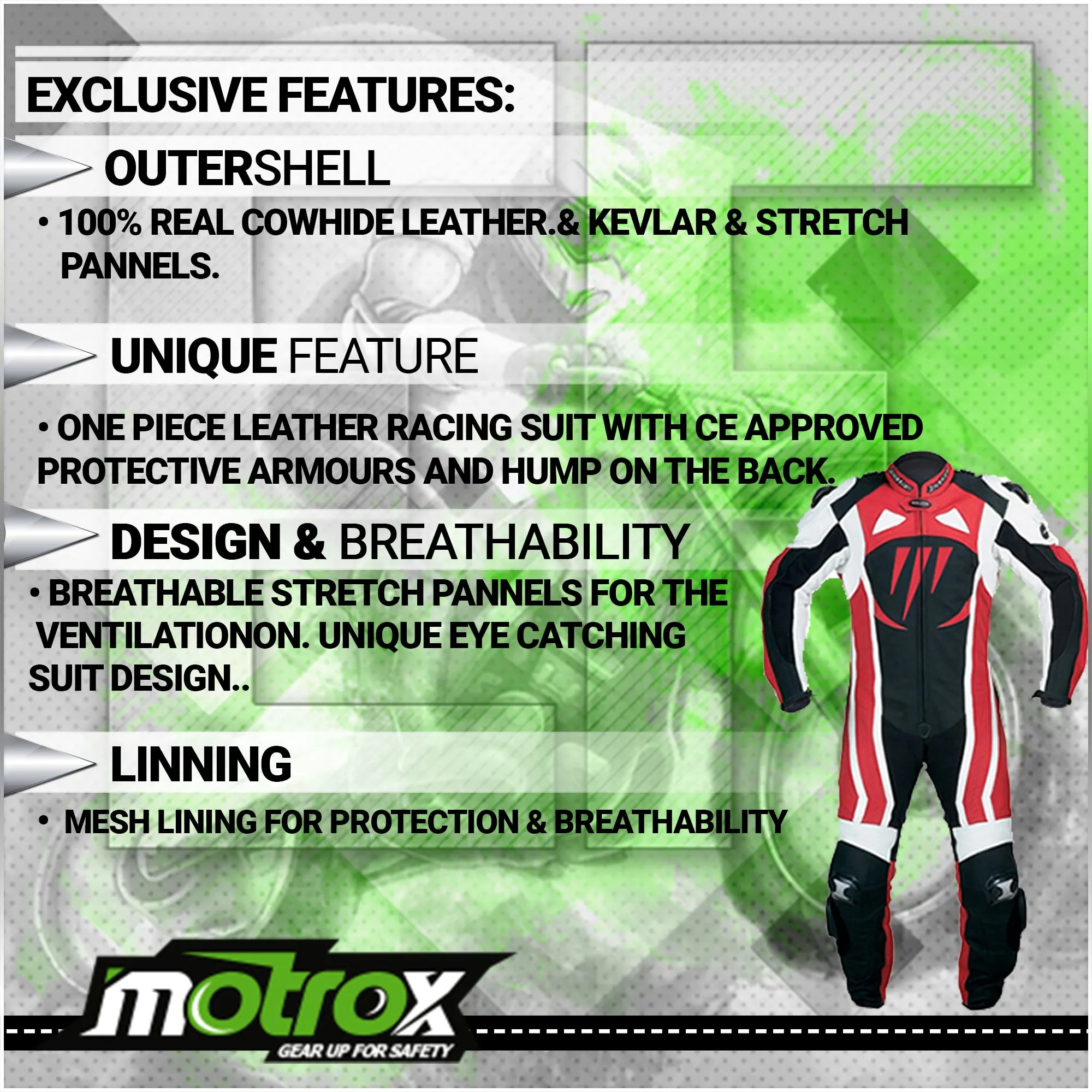 Racing Leather Suit Superior Kids biker Wear (MX22)