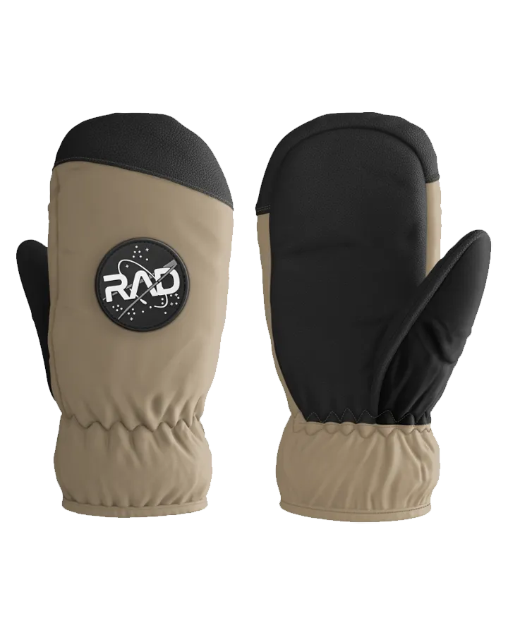 RAD Junior Mitten 3 Space Khaki | Snow Mitts Kids | Snow Skiers Warehouse