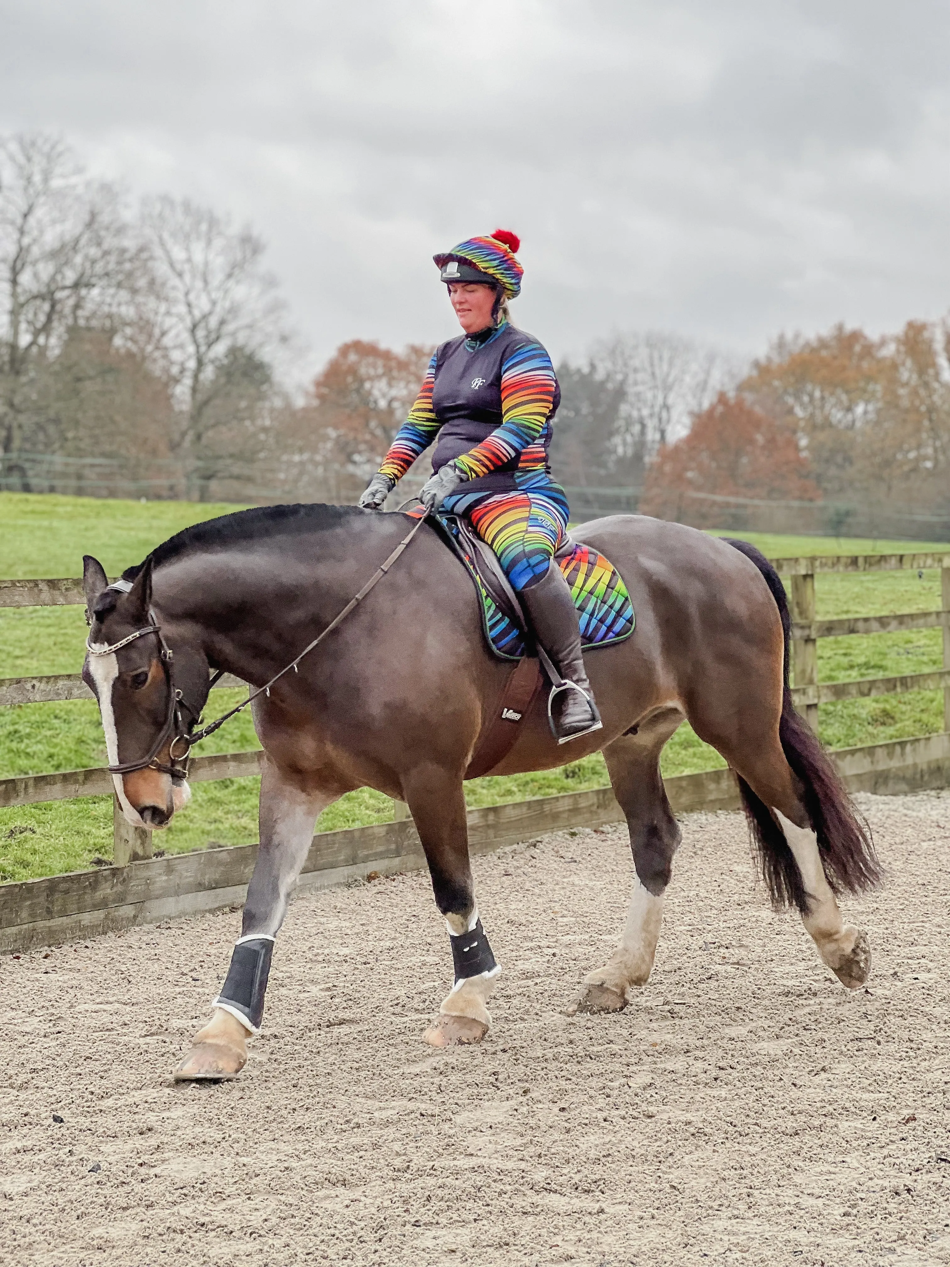 Rainbow Zebra Base Layers - Kids