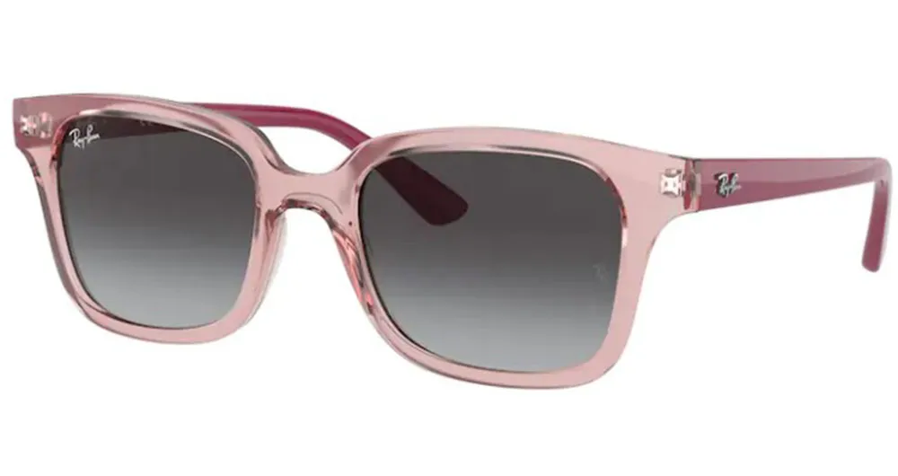 Ray Ban RJ9071S 70678G Sunglasses Youth Kids Transparent Pink/Grey Gradient 48mm