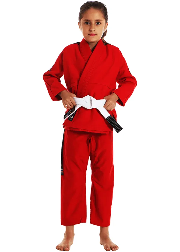 Red Jiu Jitsu Gi for Kids