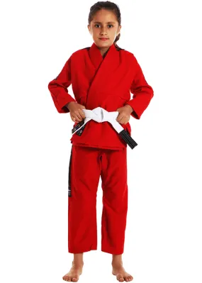 Red Jiu Jitsu Gi for Kids