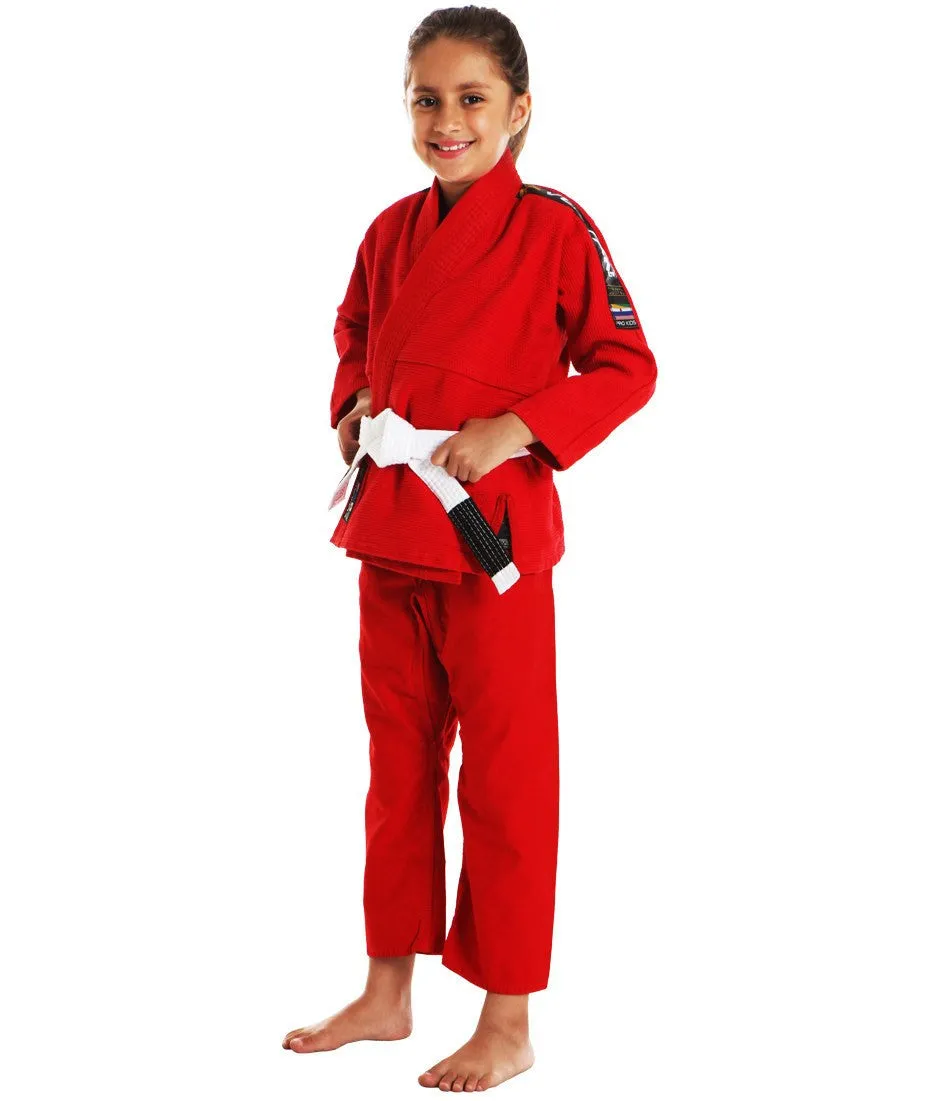 Red Jiu Jitsu Gi for Kids