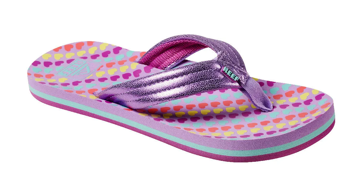 Reef Kids Ahi Lavender Hearts