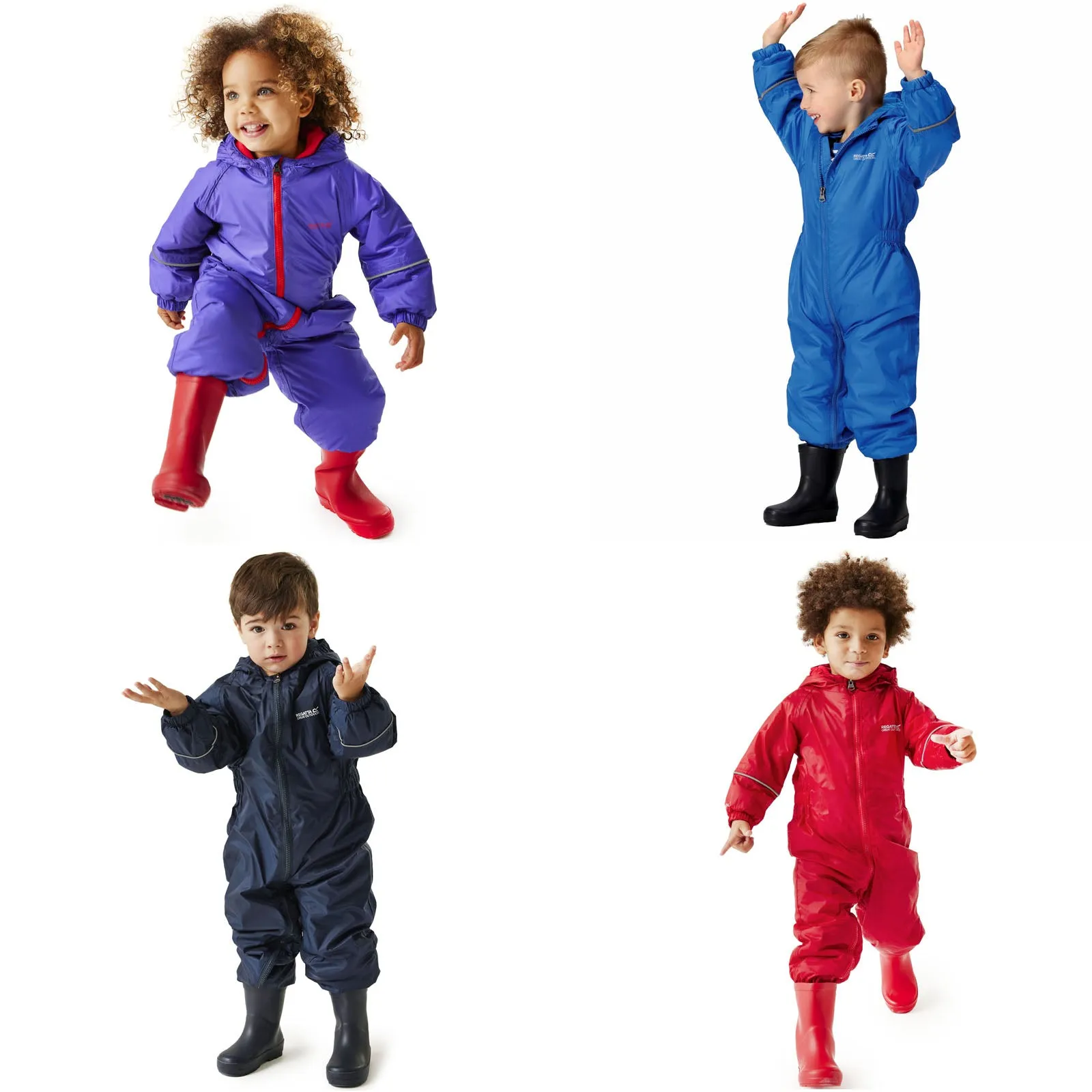 Regatta Kids Splosh III Waterproof Puddle Suit