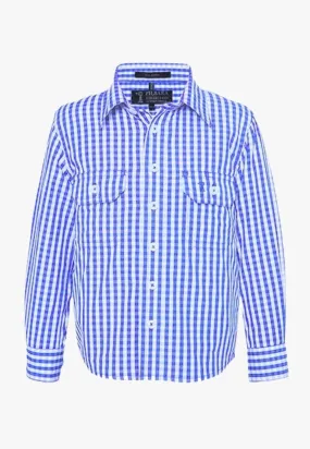 Ritemate Kids Long Sleeve Check Shirt