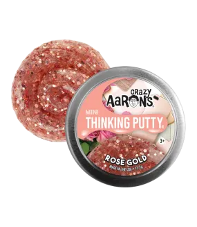 Rose Gold Mini Tin 0.47oz Crazy Aaron's Thinking Putty