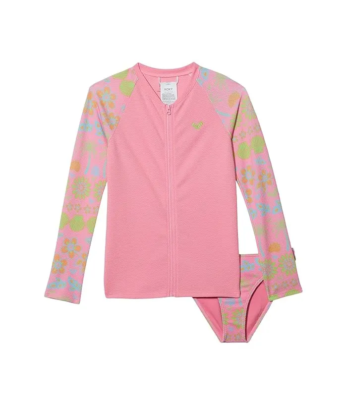 Roxy Children's Beach Day Together Long Sleeve Rashguard Set (Toddler/Little/Big Kids)