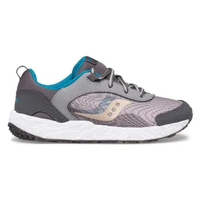 SAUCONY VOXEL 6000 GREY/BLUE/GOLD - KIDS