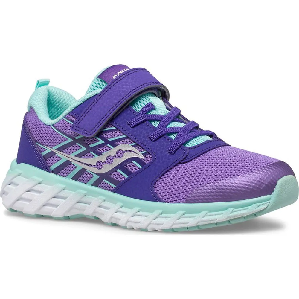 SAUCONY WIND A/C 2.0 PURPLE/TURQUOIS - KIDS