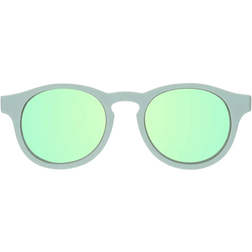 Polarized Keyhole Sunglasses Seafoam Blue