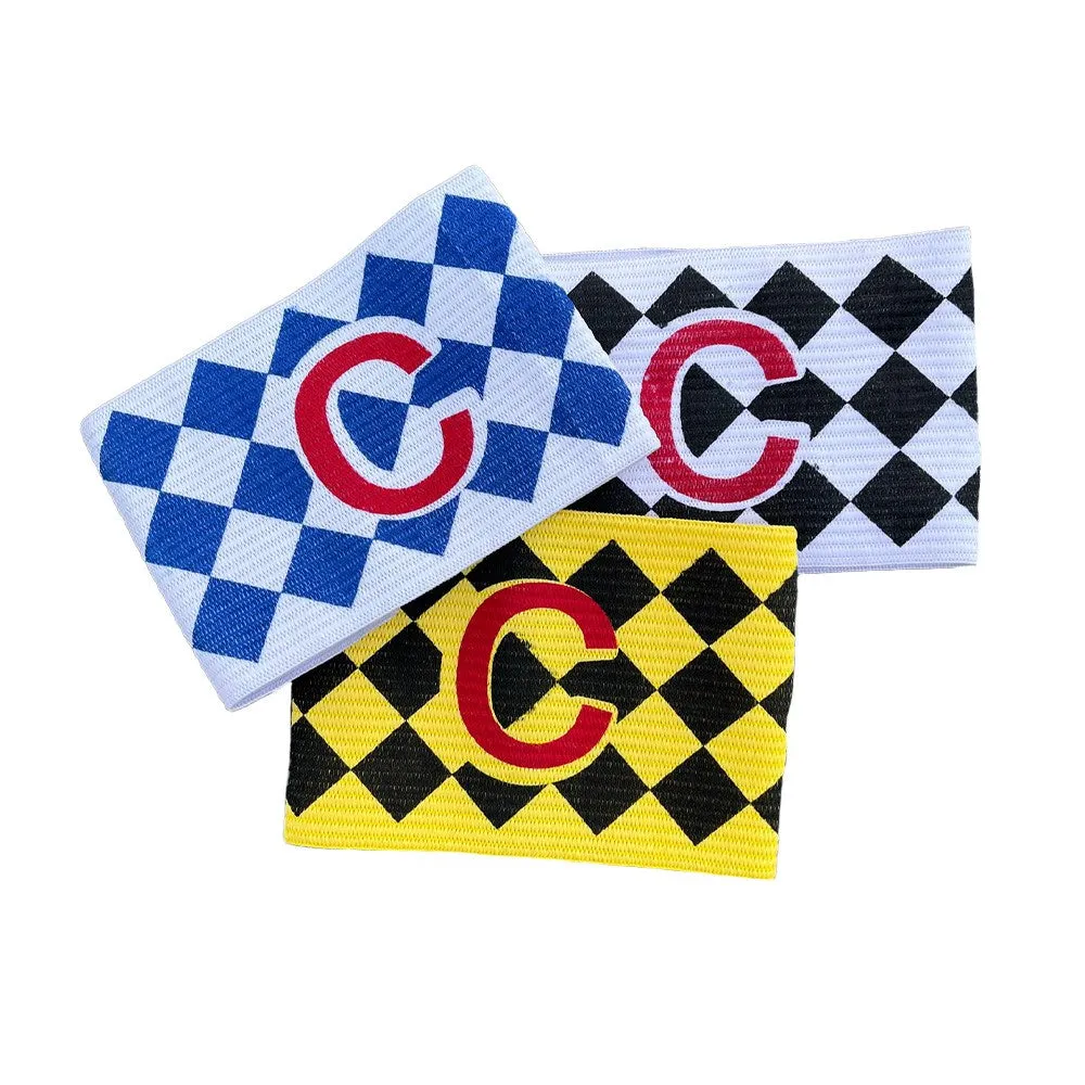 White Blue Senior Diamond Captain's Armband