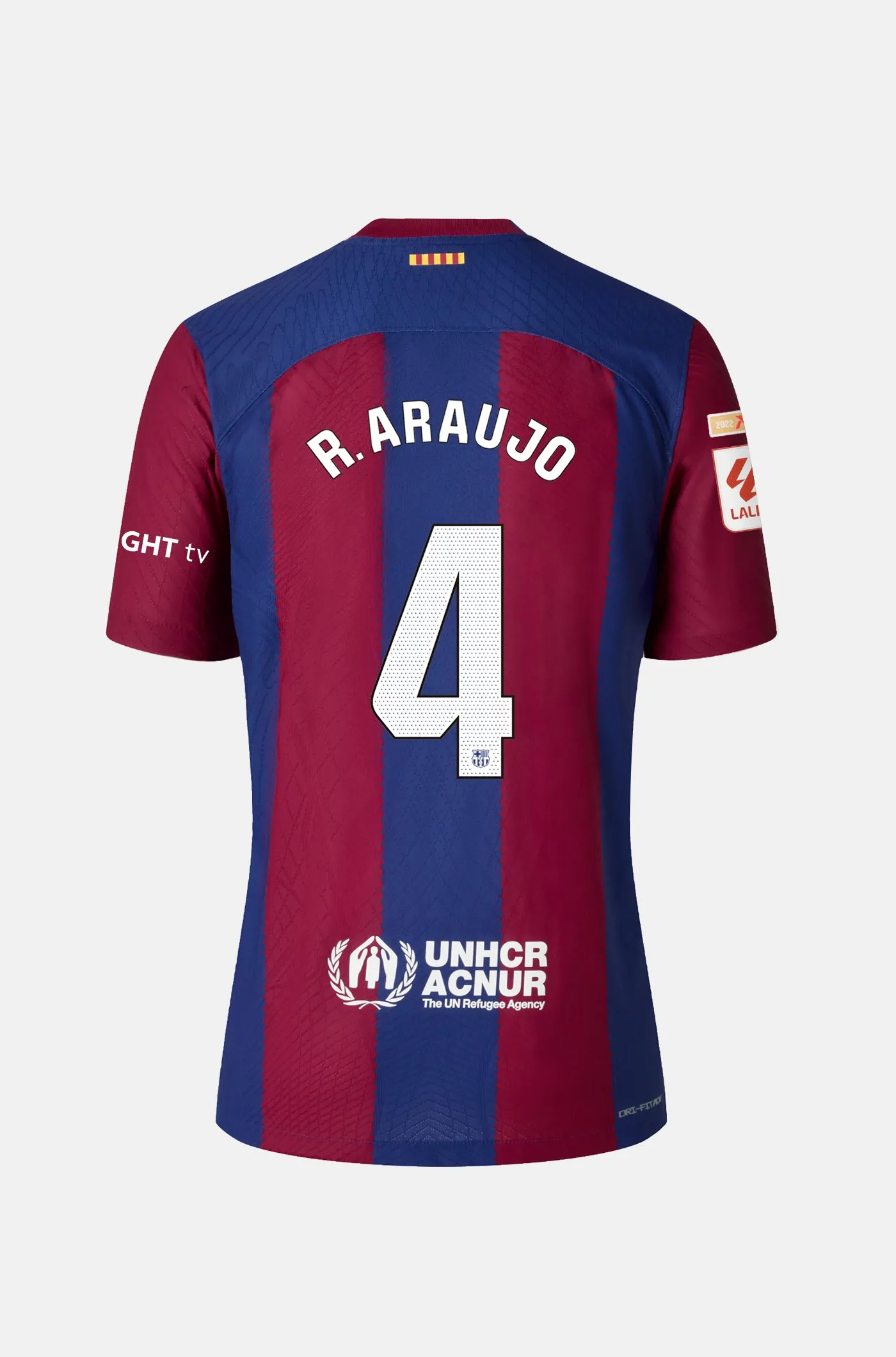 LFP FC Barcelona Home Shirt 23/24 - Junior - R. ARAUJO