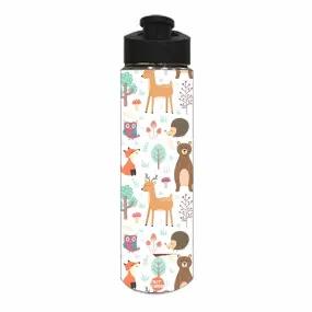 Sipper Stainless Steel Water Bottle for Kids - Cute Animal