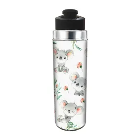 Sipper Stainless Steel Water Bottle for Kids - Cute Koala