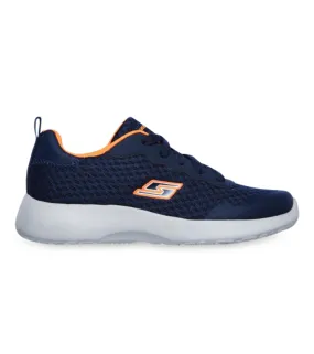 skechers kids dynamight thermopulse navy orange